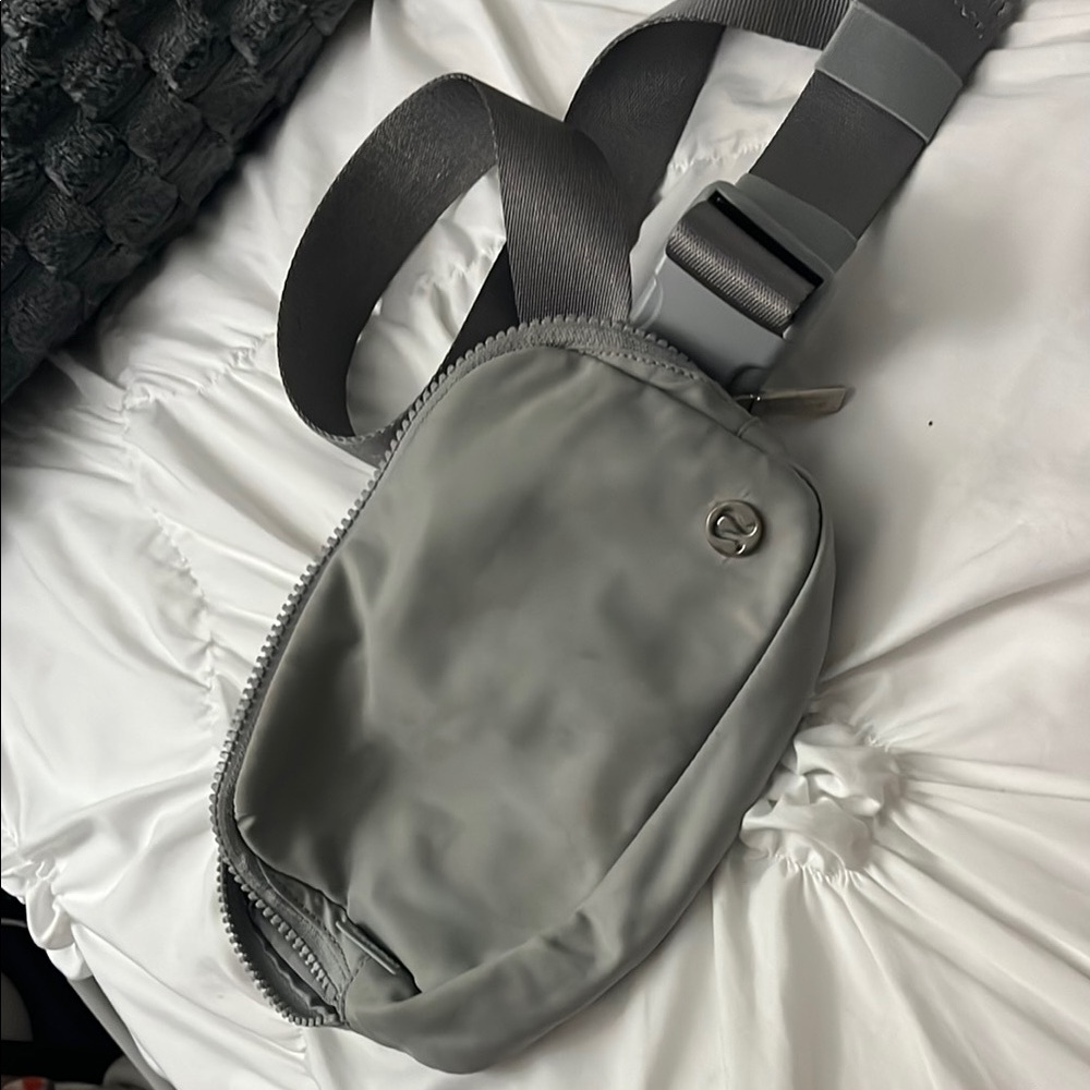 Gray Crossbody Bag